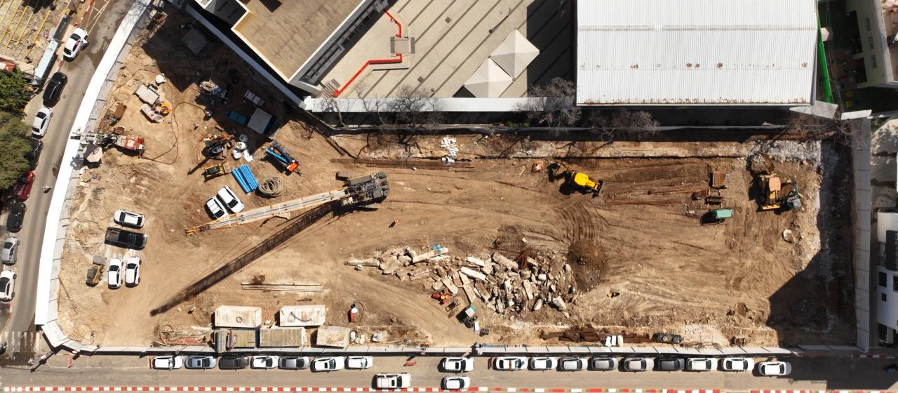 בניית מתחם מרים החשמונאית The Construction of the Miriam HaHashmonait Complex