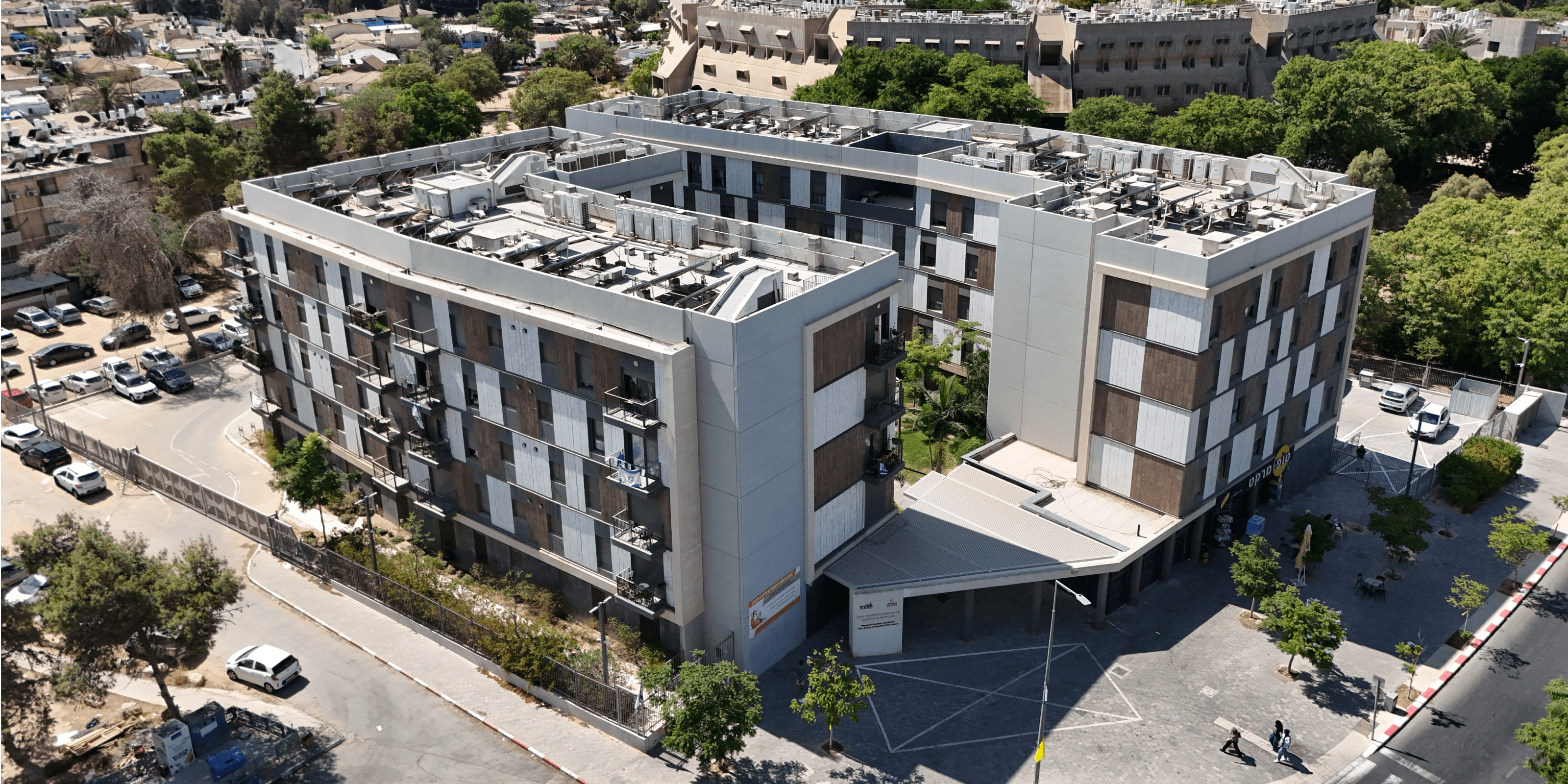 מעונות הסטודנטים באוניברסיטת בן גוריון The student dormitories at Ben-Gurion University