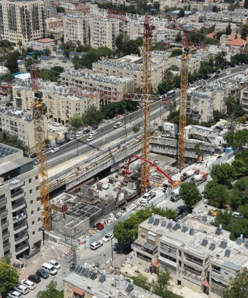 אתר הבנייה של פרויקט ארנונה רזידנס