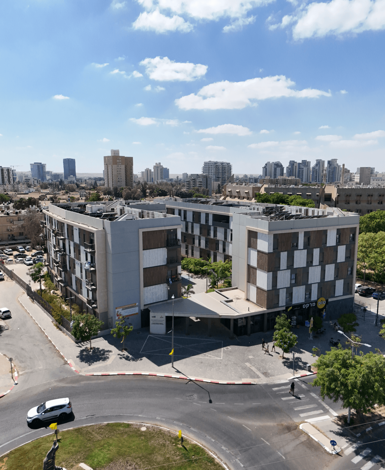 מעונות הסטודנטים באוניברסיטת בן גוריון The student dormitories at Ben-Gurion University