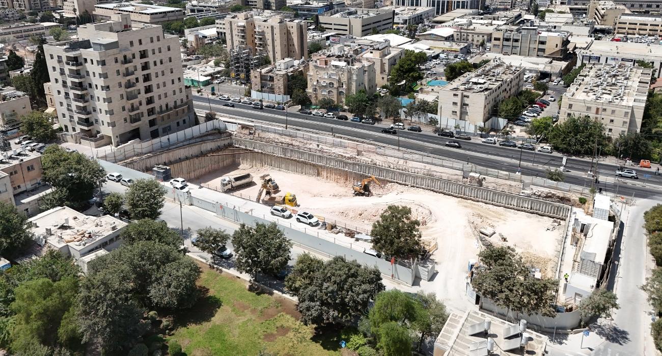 אתר הבנייה של פרויקט ארנונה רזידנס